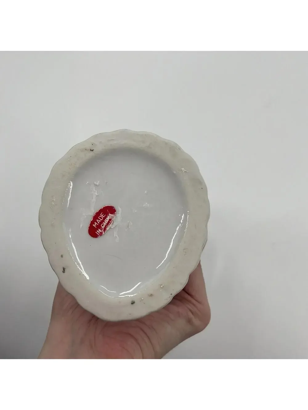 Heart Shaped Hand Painted 3d Rose Vase Small Decorative